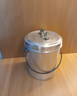 Gavetta militare vintage in alluminio