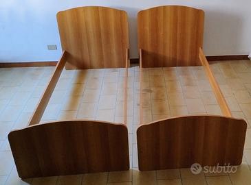 STRUTTURE LETTI SINGOLI, RETI A DOGHE E MATERASSI
