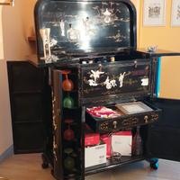 MOBILE BAR ARTE ORIENTALE ,ELEGANTE E RARO 