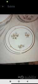 GINORI PIATTI GIRO ORO X12+DOPPIA PORTATA+7 VARI 