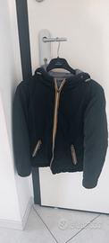 Giubbotto nero stile K-Way 8 anni Di Stefano 