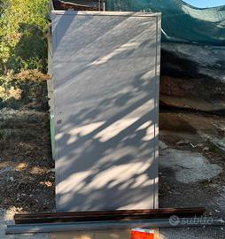 Porta in ferro scorrevole per cantina o garage