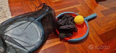 Kit 3 giochi in 1: flying disc-sport con racchetta