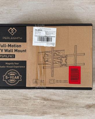 Supporto TV Perlesmith Full Motion Nuovo Sigillato