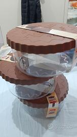 
loacker lotto 3 contenitori per torte o biscotti