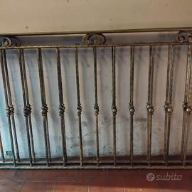 numero tre spezzoni ringhiere in ferro lavorato