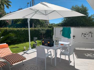 Ombrellone decentrato 3x4