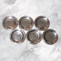 ✨ Set 6 Sottobicchieri Vintage Acciaio Inox nuovi