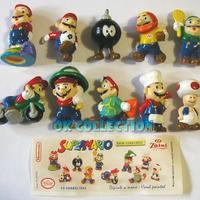 SERIE COMPLETA n° 10 SORPRESINE ZAINI SUPERMARIO 2