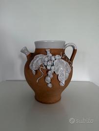 Vaso in ceramica decorato
