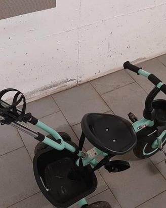 triciclo passeggino bambino 2 in 1
