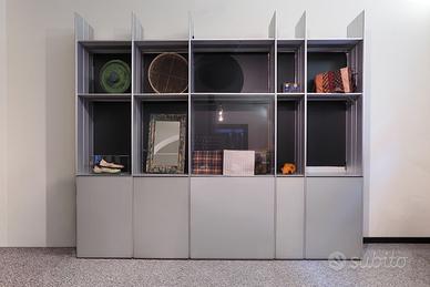 Libreria in alluminio