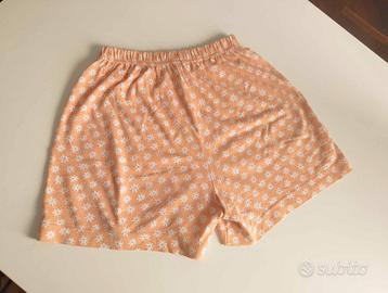 Short pigiama da notte con fiori Tg.XS