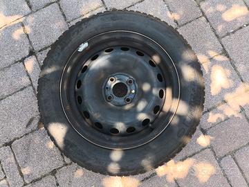 4 Cerchi con pneumatici Fiat Panda 3 serie 