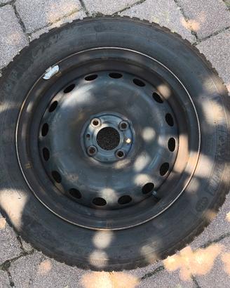4 Cerchi con pneumatici Fiat Panda 3 serie 