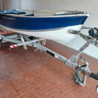 Barca Canadian 420 Italmarine con 15 CV Johnson