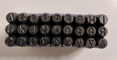 Punzoni per lettere e numeri