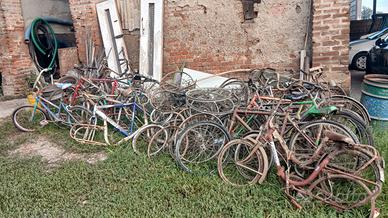 Bici da restauro/rottame in blocco, solo
