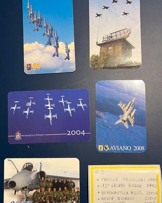 Calendario tascabile calendarietto Aeronautica Mil