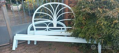 letto singolo in bambu 200x90
