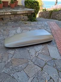 Baule tetto 390L, 195cm, portasci