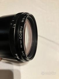 Obiettivo JENA DDR f=200mm  1:2,8