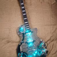 Chitarra Elettrica LES GOLD POCALIPSE Steampunk 