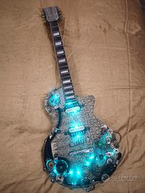 Chitarra Elettrica LES GOLD POCALIPSE Steampunk 