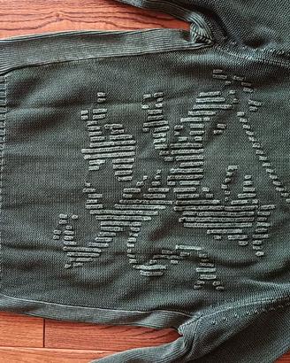 maglione uomo in cotone con zip Diesel