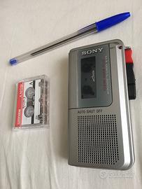 Registratore vocale mini cassette sony
