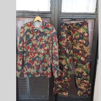 CH Giacca e Pantaloni Mimetici Flecktarn