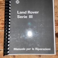 Land rover Manuale officina italiano