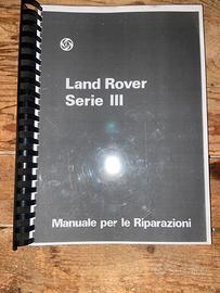 Land rover Manuale officina italiano