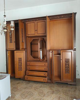 Parete attrezzata vintage
