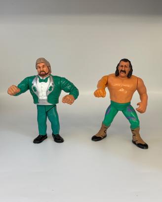 2 action figure wwe wwf hasbro 1990 vintage