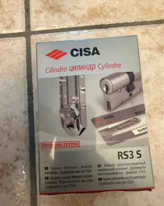 Cilindro cisa rs3 30-30 5 chiavi frizionato