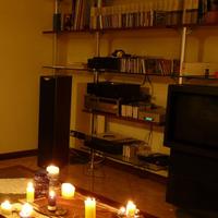 Libreria legno - vetro casamania By Frezza