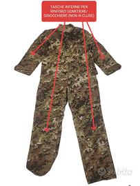 2 Completi Tecnici Camouflage Outdoor TG 7/54