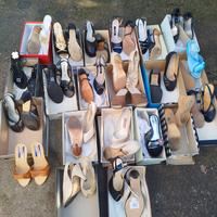 lotto (N1) 22 paia di scarpe donna,estive 