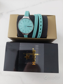 Orologio turchese hoops