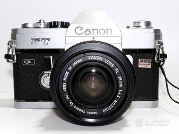 Canon FT reflex analogica 35 mm con canon FL35 mm