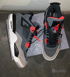 Air Jordan Retro 4 Infrared ORIGINALI al 100 %