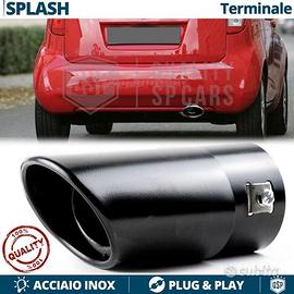TERMINALE di Scarico per SUZUKI SPLASH OVALE Nero