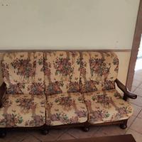 Divano in legno 3 posti + 2