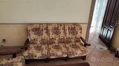 Divano in legno 3 posti + 2