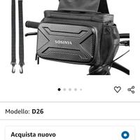 borsa bici o monopattino sgancio rapido