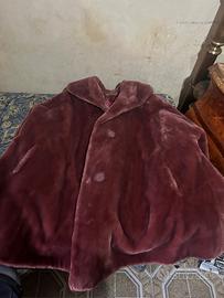 Pelliccia rosa come nuova