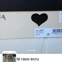 decolte raso ecru