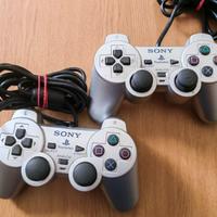 2 Controller Dual Shock 2 Originale Argento PS2