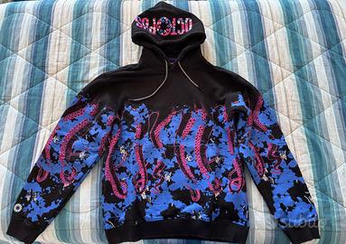 Felpa Octopus glitch hoodie